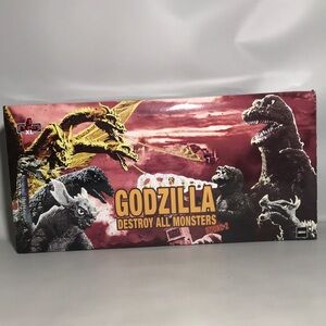 Mezco Toyz Godzilla Destroy All Monsters Round 2 - 5 Points XL Set New Open Box